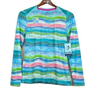 NWT Reel Legends Rash Guard UPF 30 /Sun Protection Long Sleeve Cover Up …